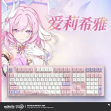 Honkai Impact 3 Elysia 108 Keys Gaming Mechanical Keyboard White Switch PBT Gift Model