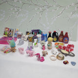 Miniature Items For Trinket Shelf  Lot Toys Game 40 Pieces Vintage new Tiny Model