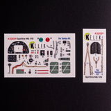 3D Decals (for Supermarine Spitfire Mk VIII Tamiya model kit) 1:32 KeliK K32039 Model