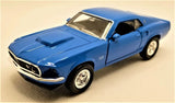 Welly - 1:34-1:39 Scale Model 1969 Ford Mustang Boss 429 Blue (BBWE43713DBL) Model