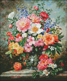 Needlework Crafts Full Embroidery Counted Cross Stitch Kits 14 ct June Flowers Model