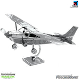 Metal Earth Cessna 172 Skyhawk Aeroplane 3D DIY Aircraft Model Kit Puzzle Model