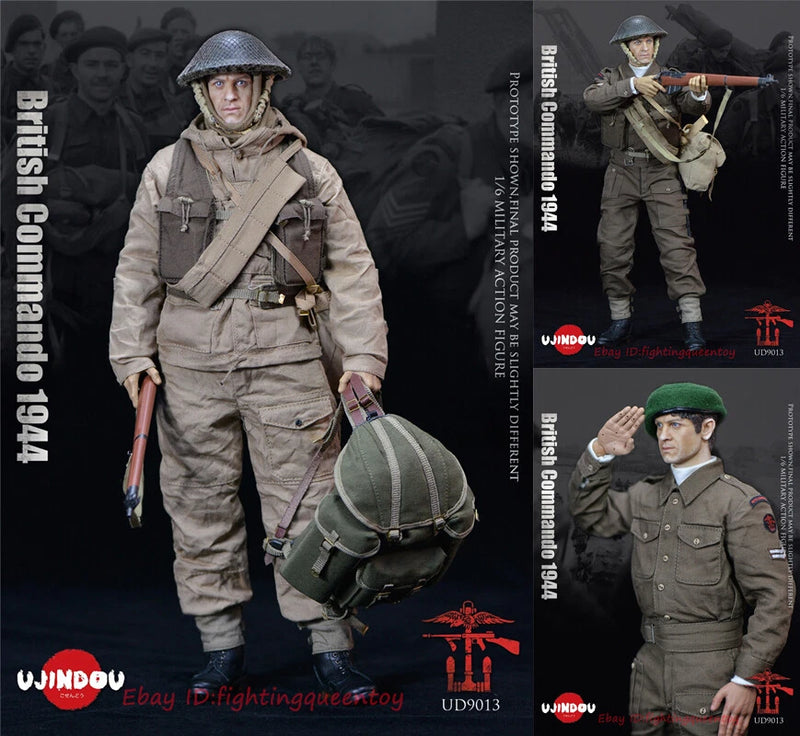 UJINDOU UD9013 1/6 British Commando 1944 Male Figure 12'' Model INSTOCK Model