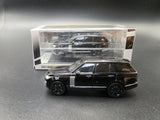 2021 Land Rover Range Rover Black 1/64 Diecast Model Car by GCD x Enchery Model