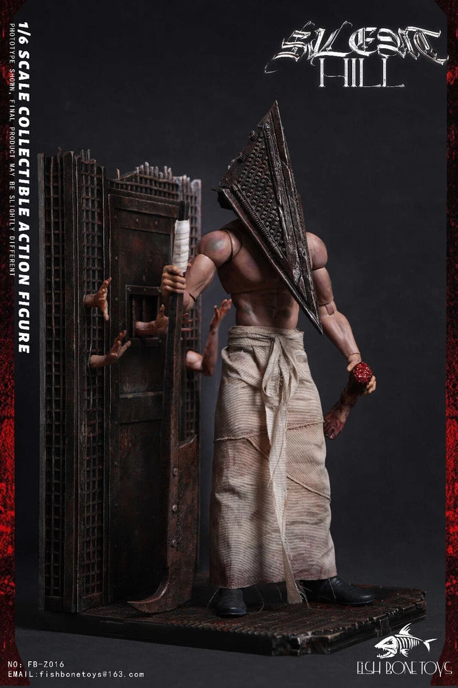 FISH BONETOYS 1/6 FB-Z016 Pyramid Head Man 12'' Action Figure Soldier Model Model