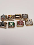 Italian Charm Lot Batman Superman Transformers Thomas Green Lantern Charms