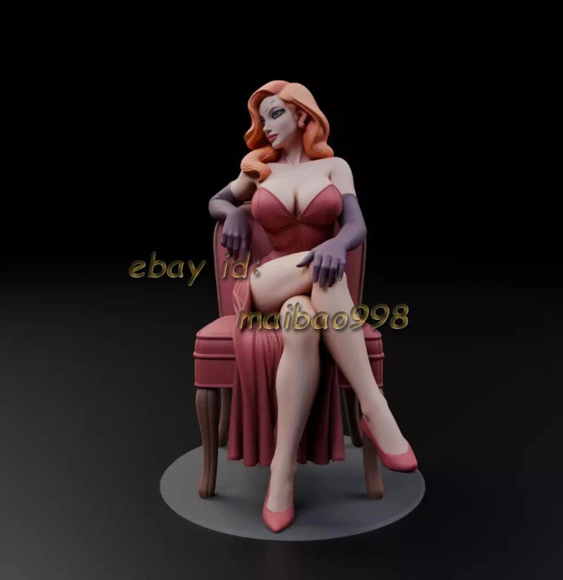 3D Print Jessica Rabbit Garage Kit Figure Model Kit Unpainted Unassembled GK Model
