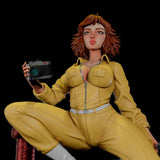 3DMomoji April O'Neil SFW/NSFW 8 inch 1/8 scale anime figure unpainted DIY kit Model