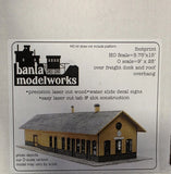 Banta Model Works 2089 HO Scale Silverton Depot Building Laser Cut Wood Kit Model