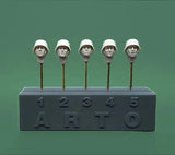 1/35 Soldiers Heads with M42 Helmet RESIN FIGURE MODEL KIT Unassembled Unpainted Model