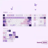 Honkai Star Rail Castorice 120 Keycaps Cherry Moa Dye-sub for Cherry MX Keyboard Model