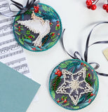 New Joy Bead Embroidery Kit ?C DIY Handmade Christmas Ornament Making Set Model