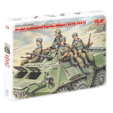 ICM 35637 Plastic model kit Scale 1:35 Soviet armored carrier riders, 1979-1991 Model