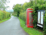 Photo 6x4 Chartist Lane, Lowbands Phone box, notice board and bench withi c2011 Model
