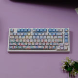 Rose Garden Side Print  Doubleshot Shine Through Allover Dyesubs PBT Keycap Set Model