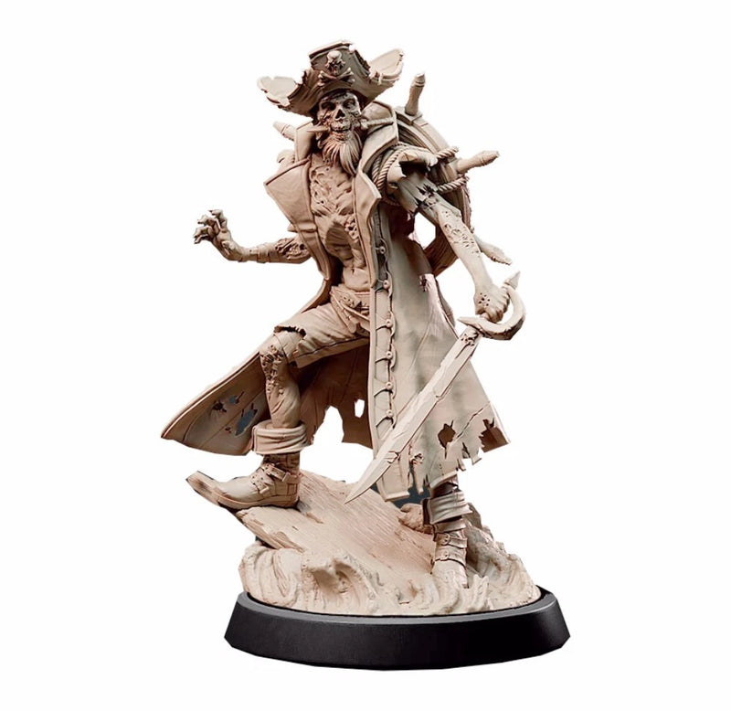 1/24 resin figures model Fantasy Skeleton Pirates  unassembled unpainted Model