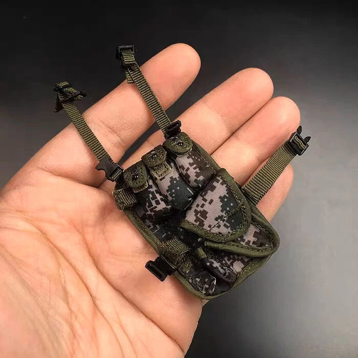 1/6 Scale Solider Pistol Magazine Leg Bag Model for 12" Action Figure Prop Scene Model