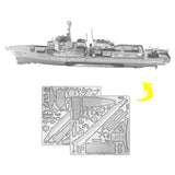 DIY 1:650 Arleigh Burke Class Destroyer 3D Model Building Kit Metal Puzzle Model