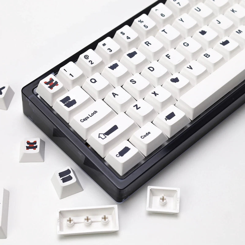 KBDiy Cherry Profile PBT Keycaps 140-Key Set Dye-Sub MX Switch Compatible Model
