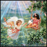 Counted Cross Stitch Kits Needlework Crafts DIY Chart- Little Angels 18 Model