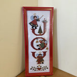 Joy Angels Counted Cross Stitch Kit #9350 Design Works New w/ Frame Xmas Holiday Model