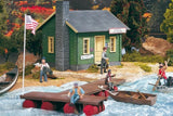 Piko 62103 G AM Waldsee Bait & Tackle Shop Building Kit Model