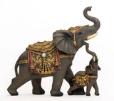 Trunk Up Elephant Statue Figurine Model