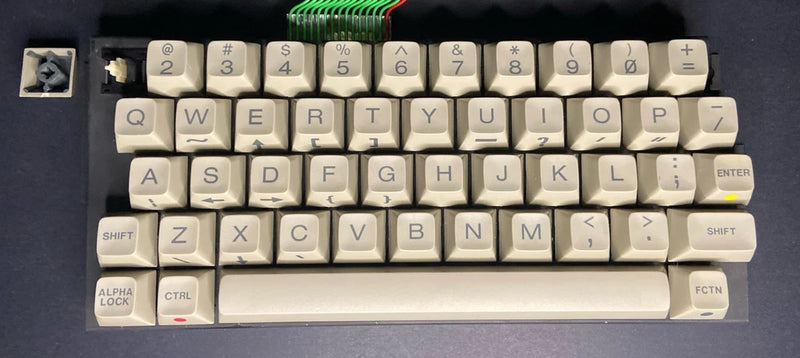 Texas Instruments TI 99/4a Tan Alps Short Stem Keycaps Model