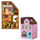 Creative DIY Miniature Dollhouse Kit 1:100 Scale with Furniture: Ava's Workshop Model