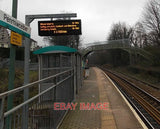 PHOTO  ELECTRONIC DISPLAY BOARD AT PENRHIWCEIBER RAILWAY STATION THE SINGLE-PLAT Model