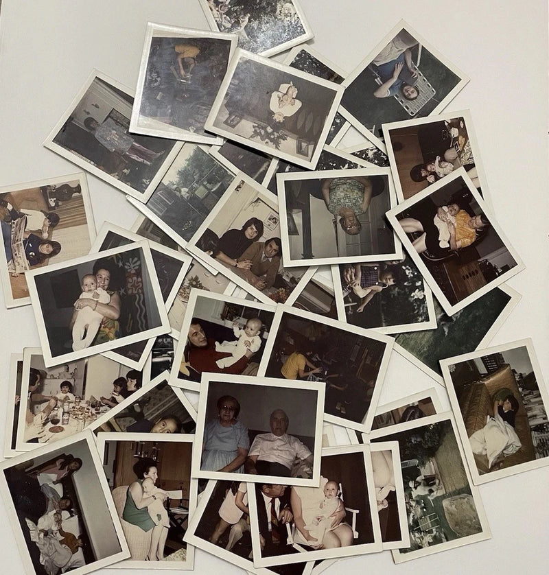 Lot of 42 Assorted Color Polaroid Vintage Snapshots Photo Mounted Stiff Board Model