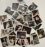 Lot of 42 Assorted Color Polaroid Vintage Snapshots Photo Mounted Stiff Board Model