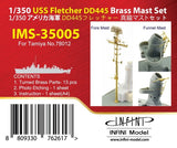 Infini Model 1/350 USS Fletcher DD445 Brass Mast Set for Tamiya kit #78012 Model