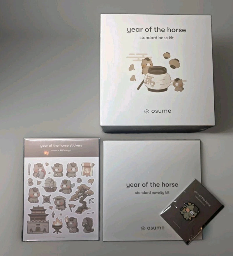 Osume Year Of The Horse Standard Base Kit & Special Edition Novelty Kit + More Model