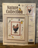 Janlynn Nature Collection Counted Cross Stitch Kit ~ Rooster Coq ~ New & Sealed Model