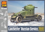Copper State Models 1/35 RUSSIAN WWI LANCHESTER ARMORED CAR Model