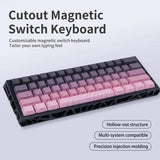 Premium Magnetic Switch 61-Key Gaming Keyboard with RGB and PBT Keycaps Model