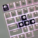5-key ABS Translucent Key-caps Little Devil Key-caps For Mechanical Keyboards Model