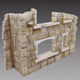 1/35 resin model kit WW II Ruins Scene Architecture unassembled unpainted Model