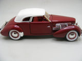 Signature Models 1937 Cord 812 Supercharged Red 1:32 Scale Diecast NIB Model