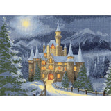 Heritage counted cross stitch kit Aida "Christmas Fairytale Castle (A)", JCFC182 Model