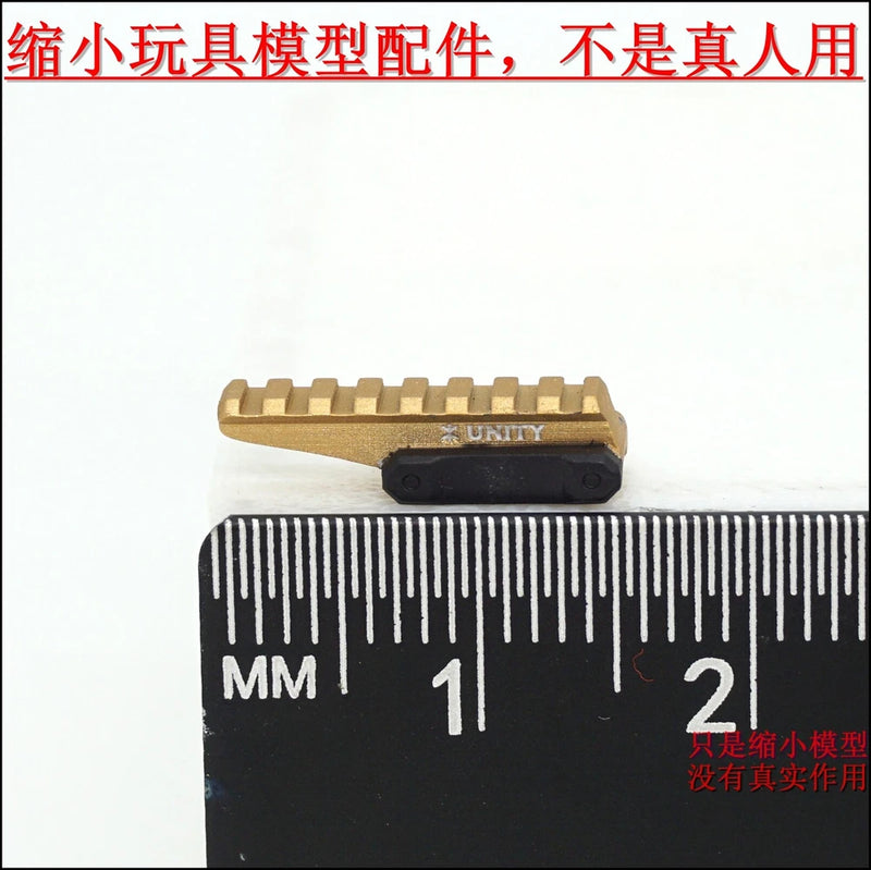 KK042 1/6 Scale Gold-Colored Riser Rail Base ¡ª 3D-Printed Model Model