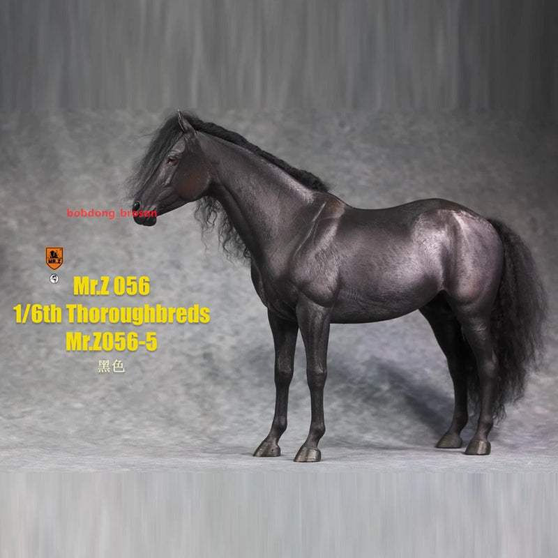 Mr.Z Thoroughbreds 1/6 Scale Animal Ornaments Figure H35CM Resin Black Model Model