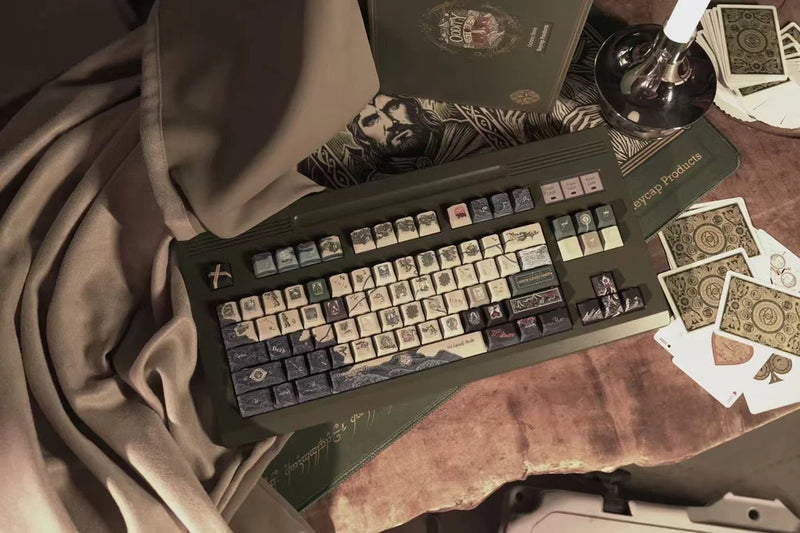 Middle-Earth Map (Lord of the Rings)| Cherry Profile | PBT Keycap Set Model