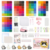 Fuse Beads Kit-120 Colors 62000 2.6mm-Easy DIY, Built-in Iron | DIY Crafts Su... Model