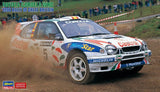 Hasegawa 20438 1/24 Scale Model Car Kit Toyota Corolla WRC'98 w/Rally Light Pod Model