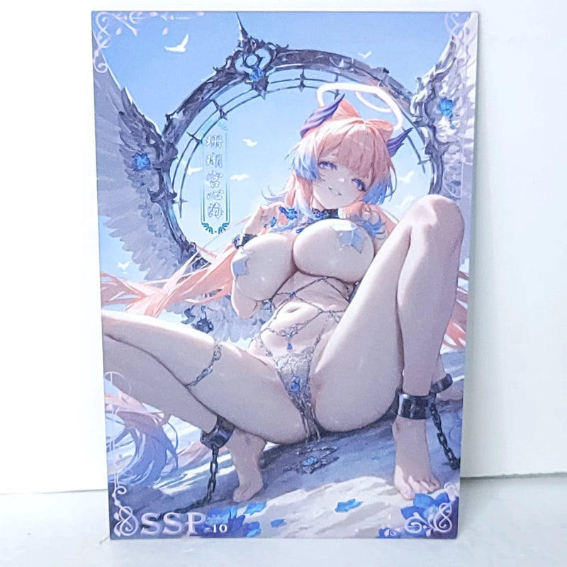 Kokomi Waifu Card Anime Girl Matchmaker Angel Wall Art Oversized Board A5 Model