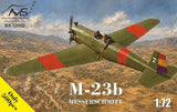 Aircraft Messerschmitt M-23b Spain 1938 Model kit 1/72 AVIS AV72062 Model