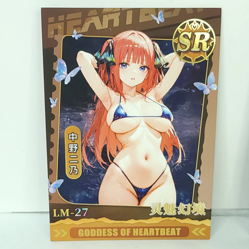 Nino Nakano Waifu Card SR Spiritual Fantasy Anime Wall Art Oversized Board A5 Model