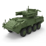 MRY-SFW SS961 1:87  Military Model Kit US Stryker ADATS Tank Destroyer Model